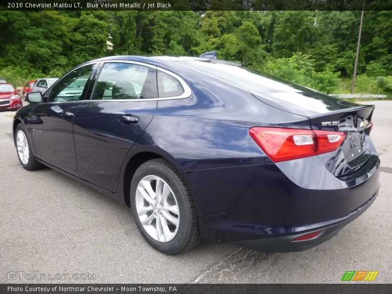 Blue Velvet Metallic / Jet Black 2016 Chevrolet Malibu LT