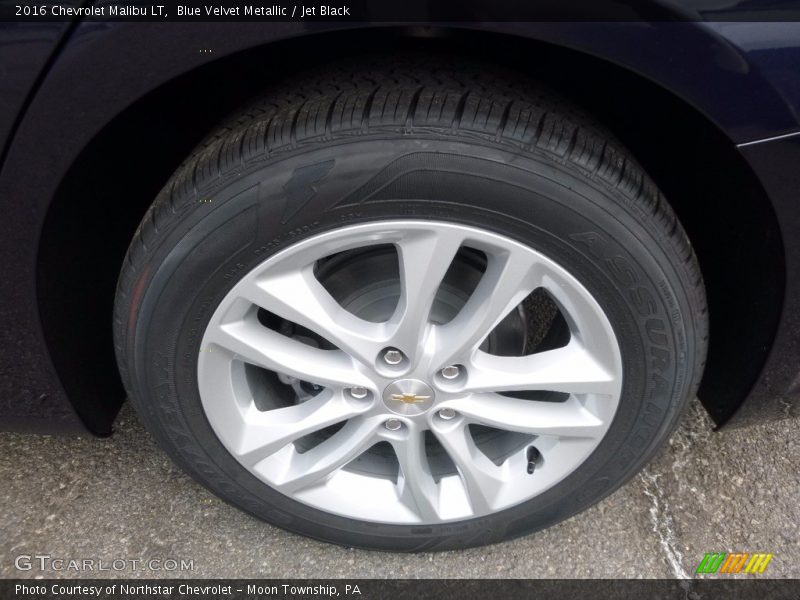 Blue Velvet Metallic / Jet Black 2016 Chevrolet Malibu LT