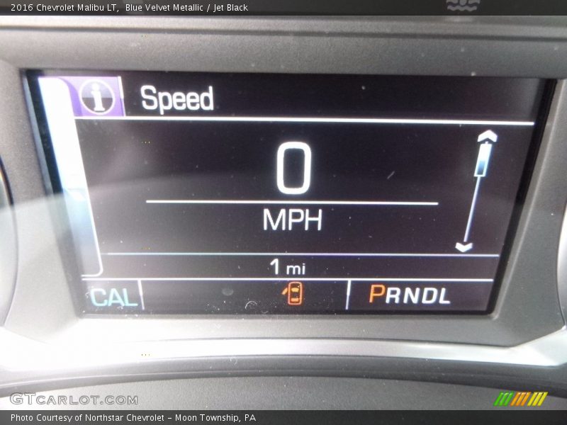 Blue Velvet Metallic / Jet Black 2016 Chevrolet Malibu LT
