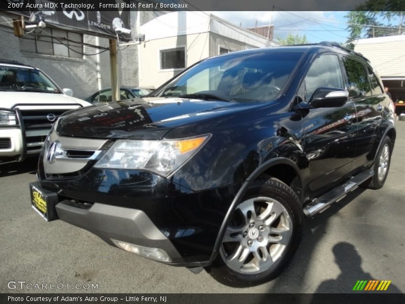 Formal Black Pearl / Bordeaux 2007 Acura MDX Technology