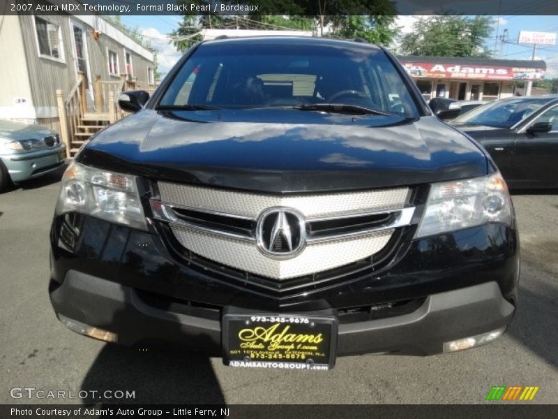 Formal Black Pearl / Bordeaux 2007 Acura MDX Technology