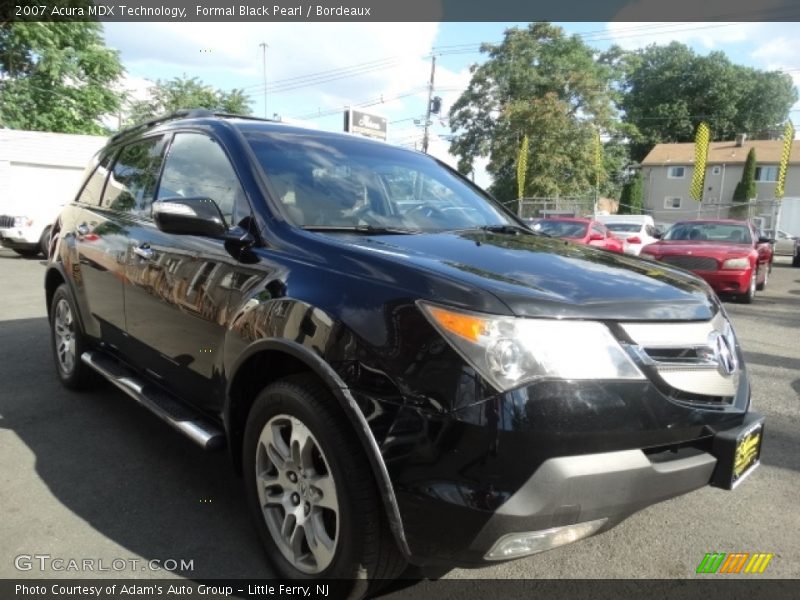 Formal Black Pearl / Bordeaux 2007 Acura MDX Technology