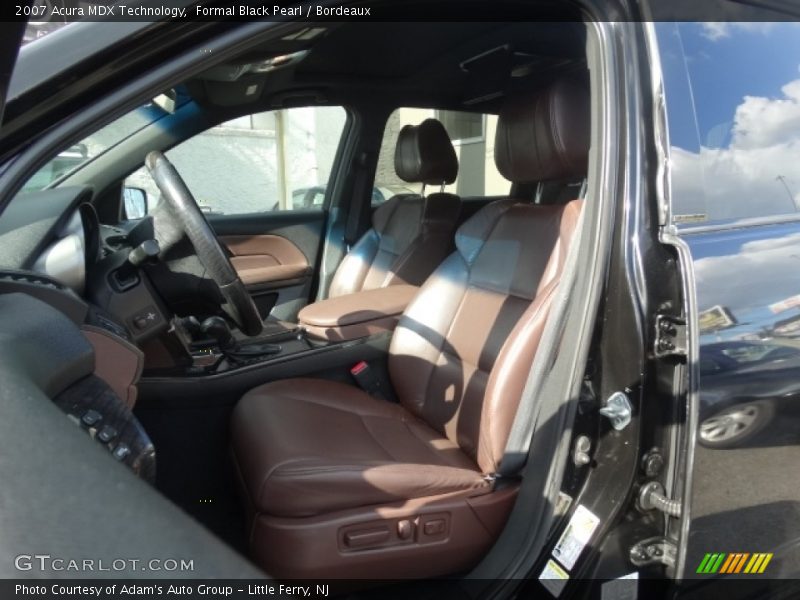 Formal Black Pearl / Bordeaux 2007 Acura MDX Technology