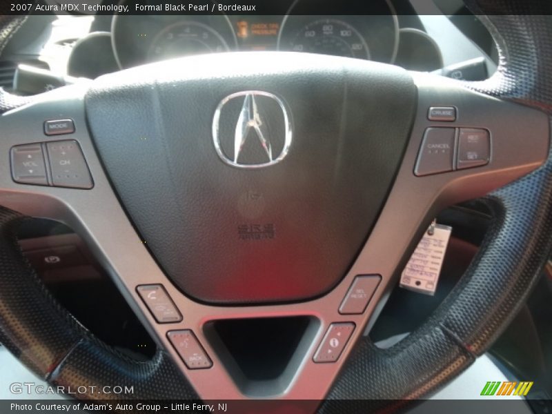 Formal Black Pearl / Bordeaux 2007 Acura MDX Technology