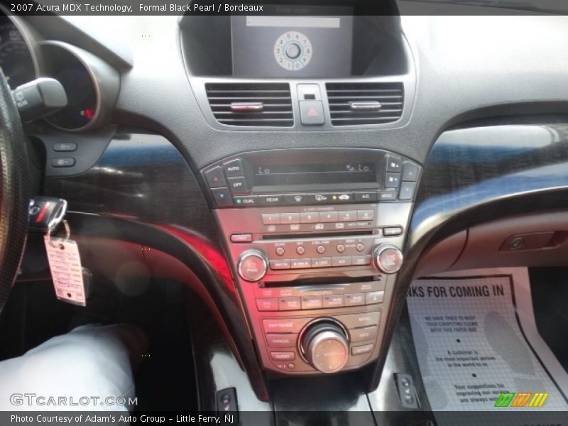 Formal Black Pearl / Bordeaux 2007 Acura MDX Technology