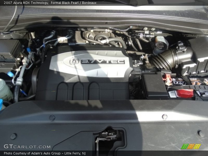 Formal Black Pearl / Bordeaux 2007 Acura MDX Technology