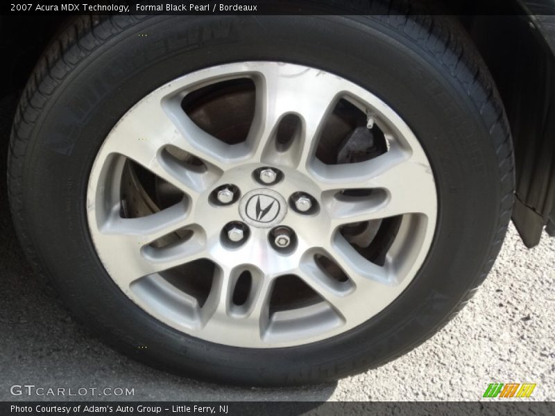 Formal Black Pearl / Bordeaux 2007 Acura MDX Technology