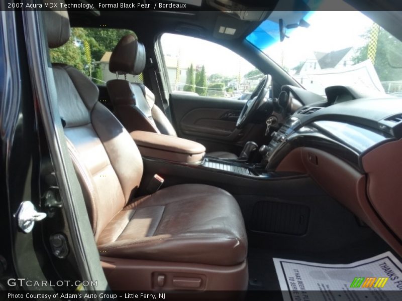 Formal Black Pearl / Bordeaux 2007 Acura MDX Technology