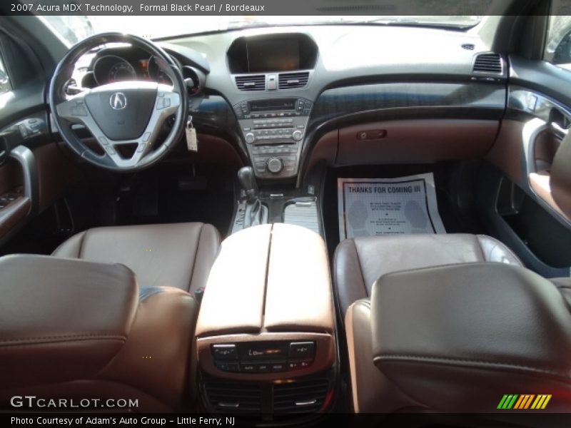 Formal Black Pearl / Bordeaux 2007 Acura MDX Technology