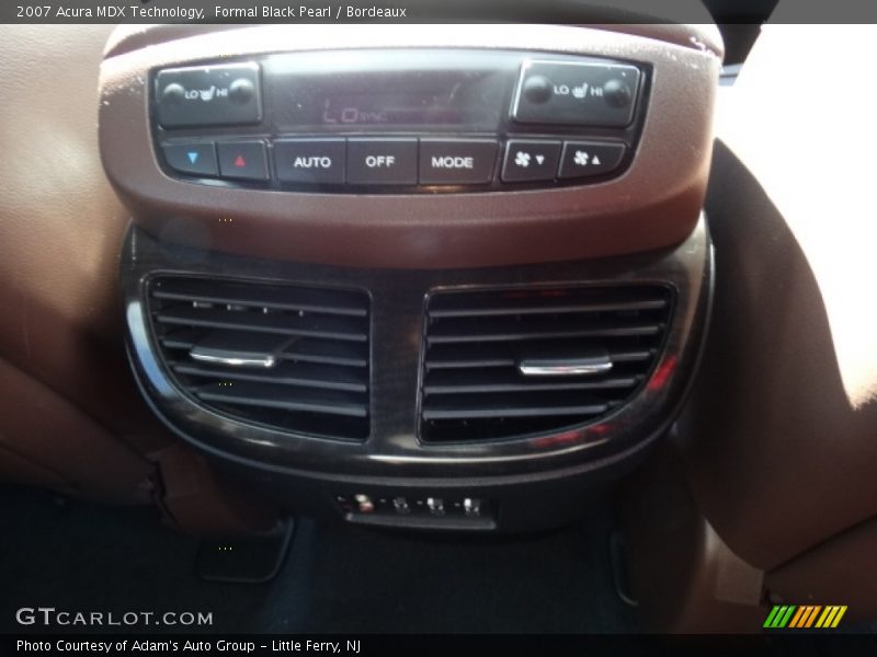 Formal Black Pearl / Bordeaux 2007 Acura MDX Technology