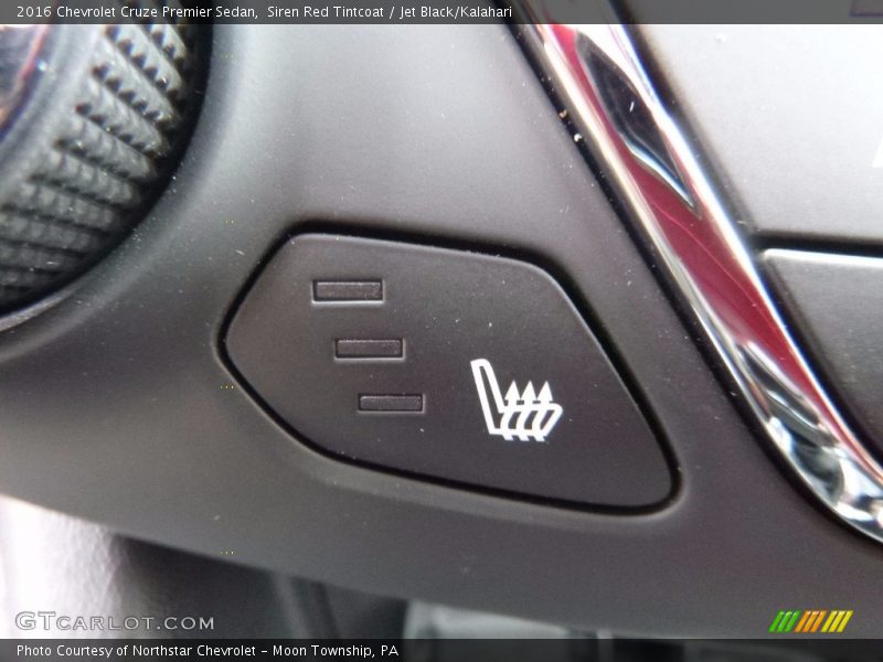 Siren Red Tintcoat / Jet Black/Kalahari 2016 Chevrolet Cruze Premier Sedan