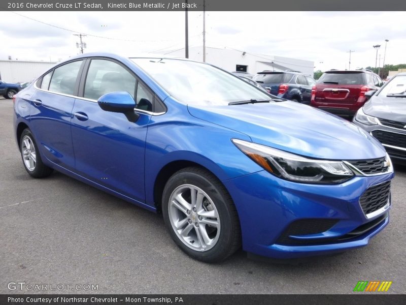 Kinetic Blue Metallic / Jet Black 2016 Chevrolet Cruze LT Sedan