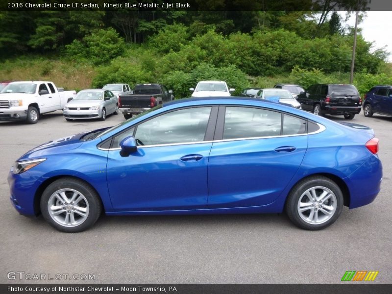 Kinetic Blue Metallic / Jet Black 2016 Chevrolet Cruze LT Sedan
