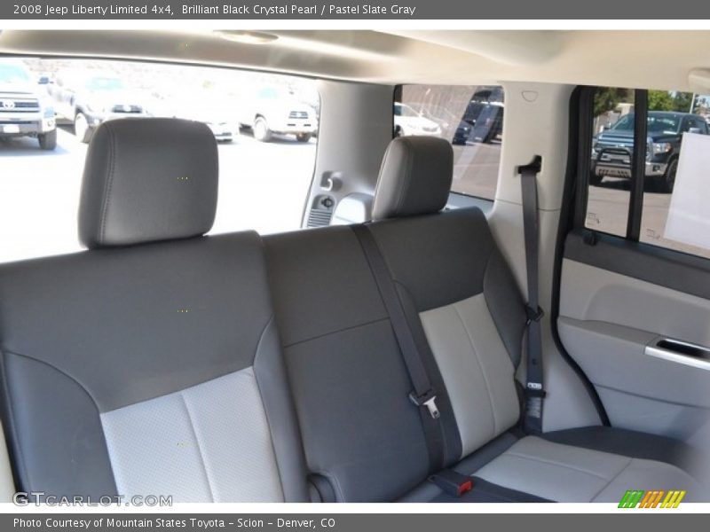 Brilliant Black Crystal Pearl / Pastel Slate Gray 2008 Jeep Liberty Limited 4x4