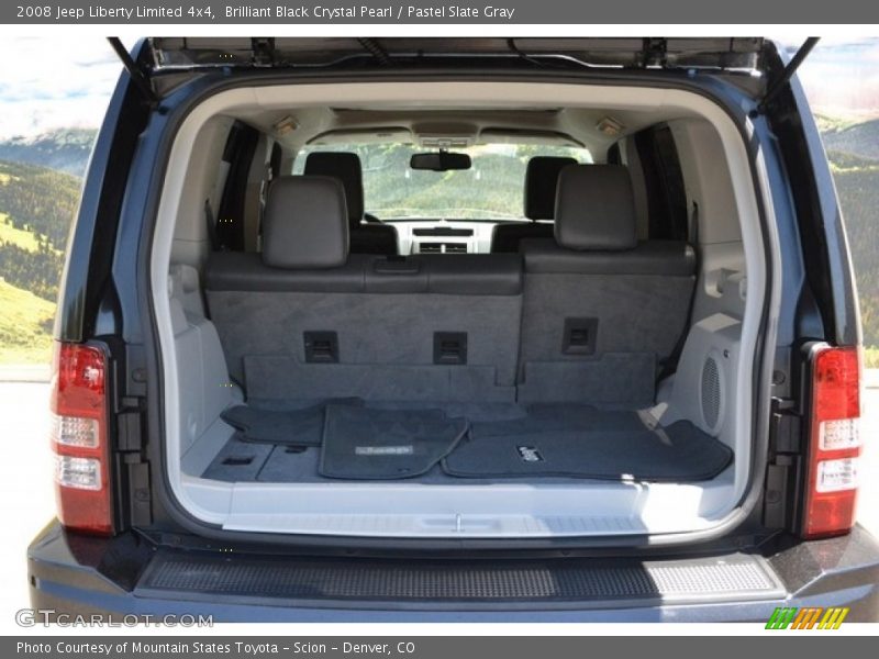 Brilliant Black Crystal Pearl / Pastel Slate Gray 2008 Jeep Liberty Limited 4x4