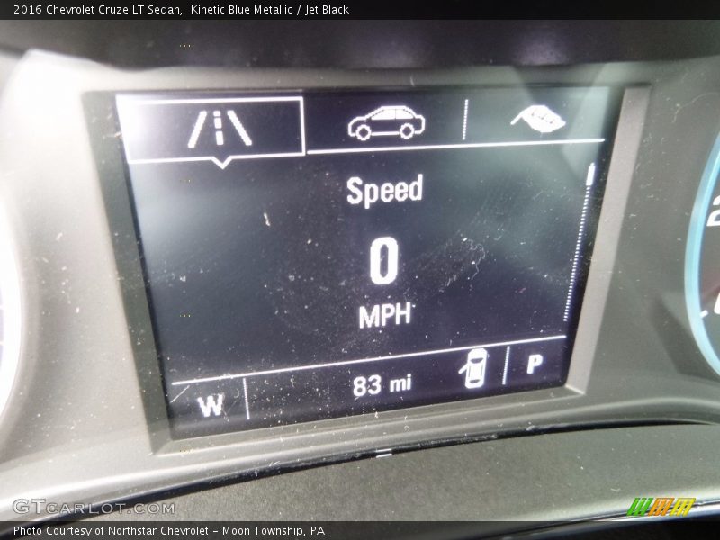 Kinetic Blue Metallic / Jet Black 2016 Chevrolet Cruze LT Sedan