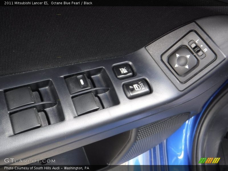 Octane Blue Pearl / Black 2011 Mitsubishi Lancer ES