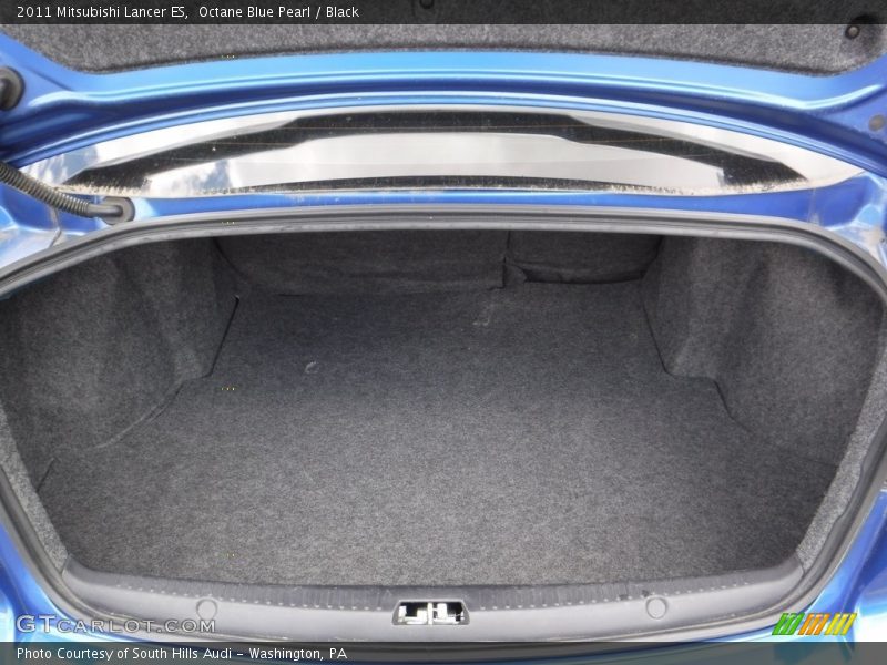 Octane Blue Pearl / Black 2011 Mitsubishi Lancer ES
