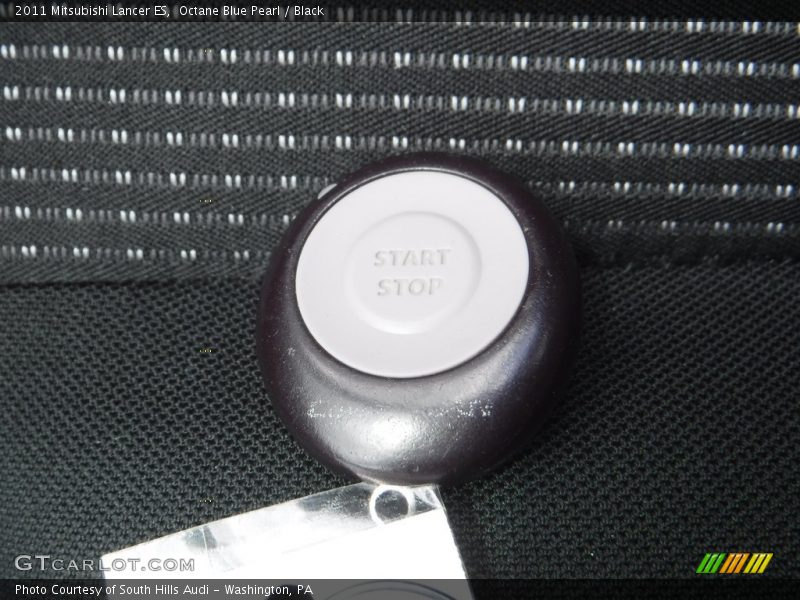 Octane Blue Pearl / Black 2011 Mitsubishi Lancer ES