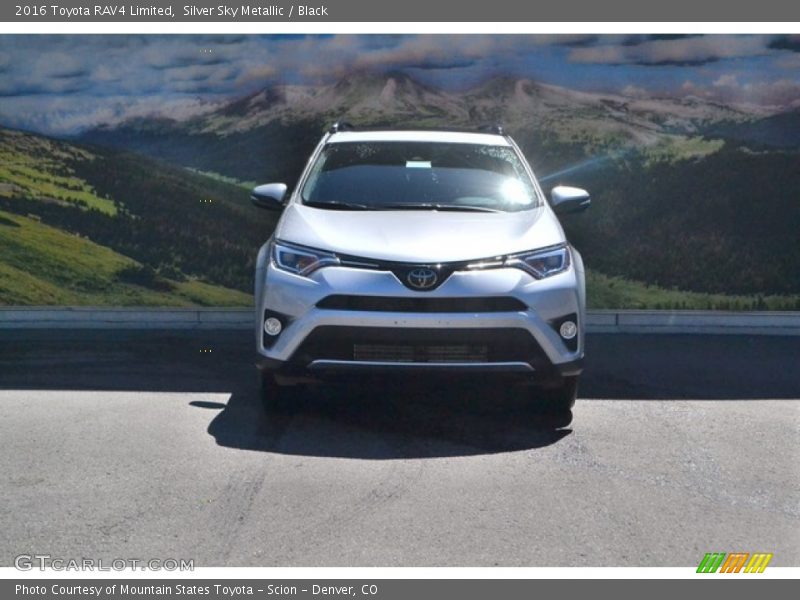 Silver Sky Metallic / Black 2016 Toyota RAV4 Limited