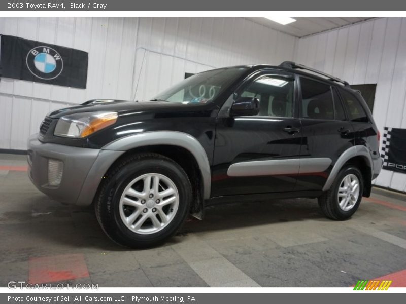 Black / Gray 2003 Toyota RAV4