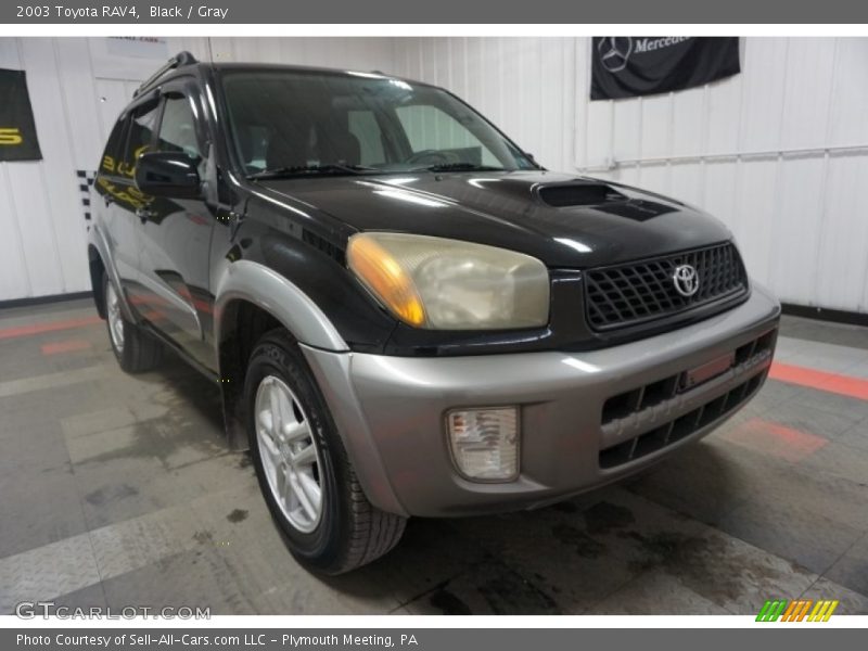 Black / Gray 2003 Toyota RAV4
