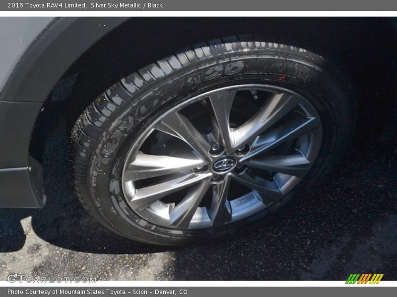 Silver Sky Metallic / Black 2016 Toyota RAV4 Limited