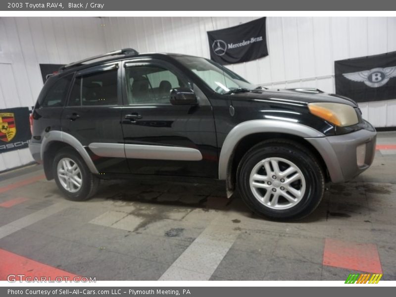 Black / Gray 2003 Toyota RAV4