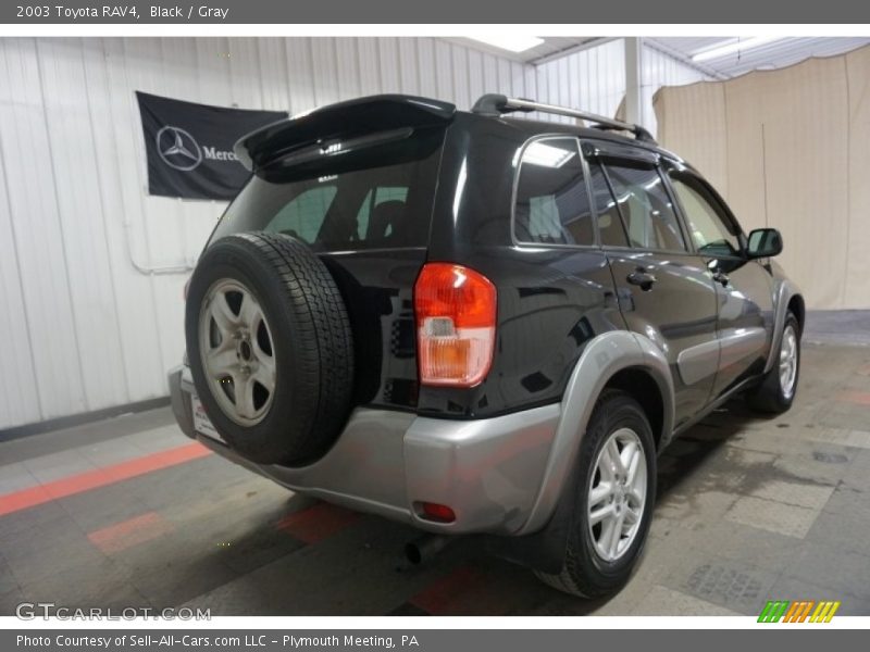 Black / Gray 2003 Toyota RAV4