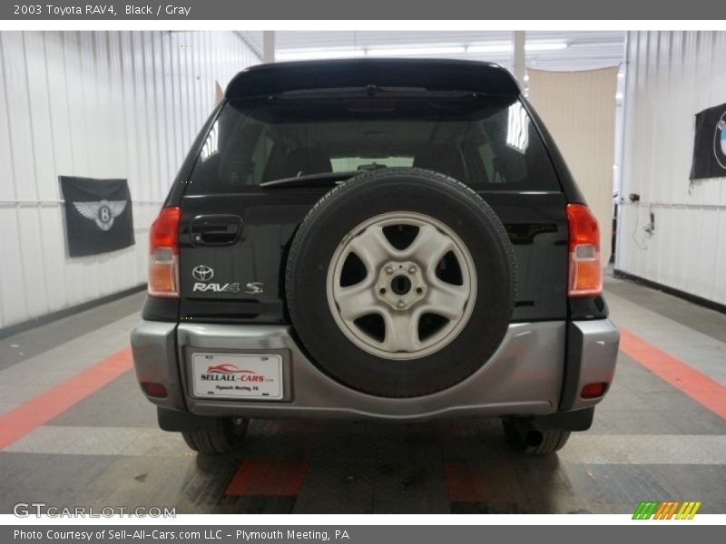 Black / Gray 2003 Toyota RAV4