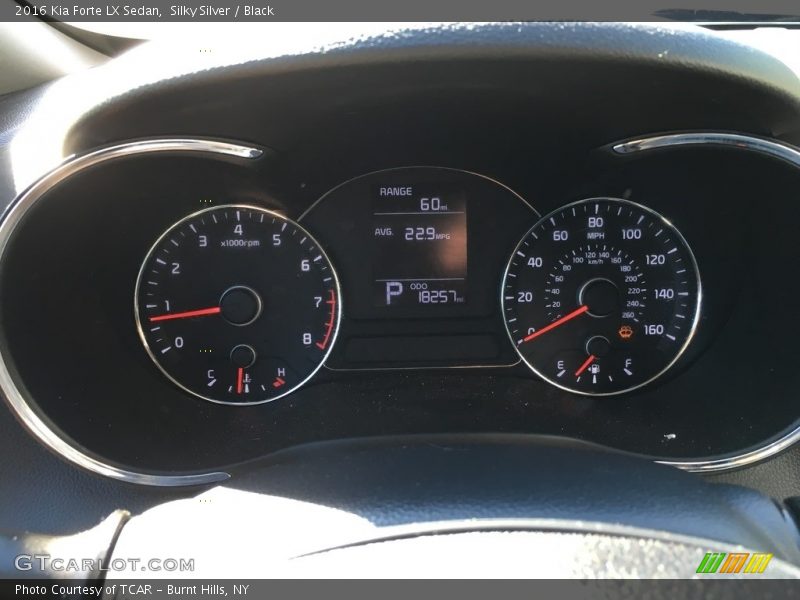 Silky Silver / Black 2016 Kia Forte LX Sedan