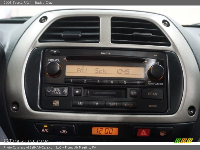 Black / Gray 2003 Toyota RAV4