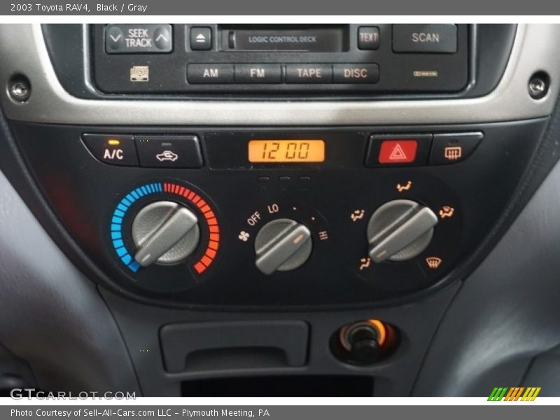 Black / Gray 2003 Toyota RAV4