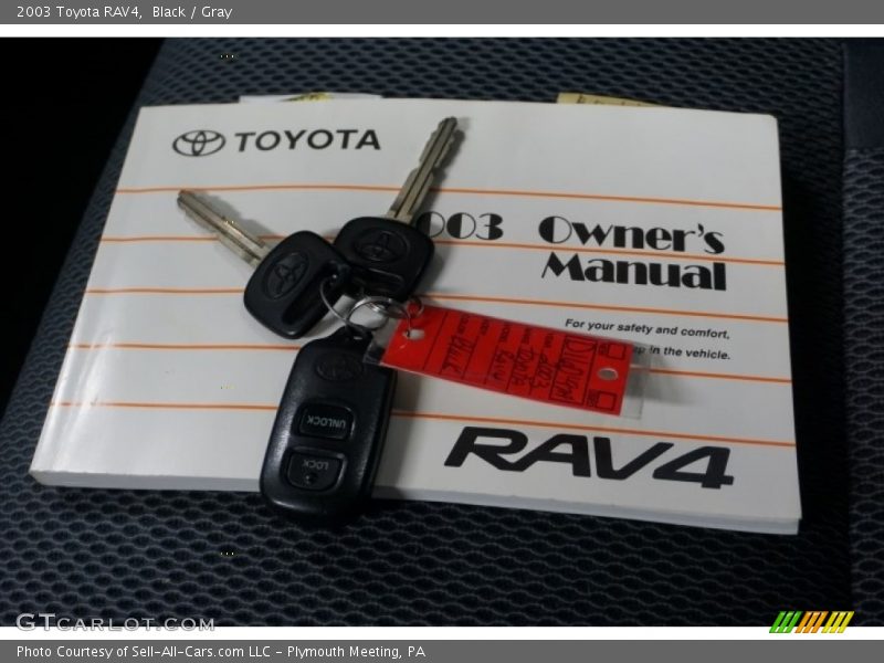 Black / Gray 2003 Toyota RAV4