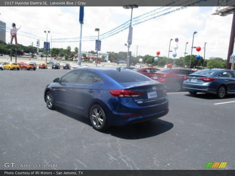 Lakeside Blue / Gray 2017 Hyundai Elantra SE