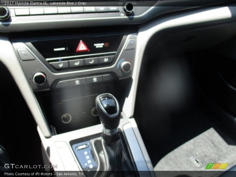 Lakeside Blue / Gray 2017 Hyundai Elantra SE