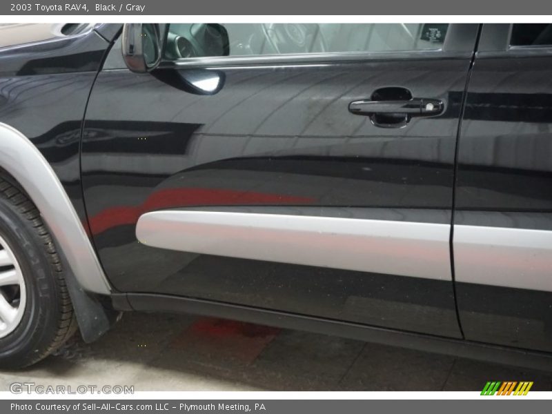Black / Gray 2003 Toyota RAV4