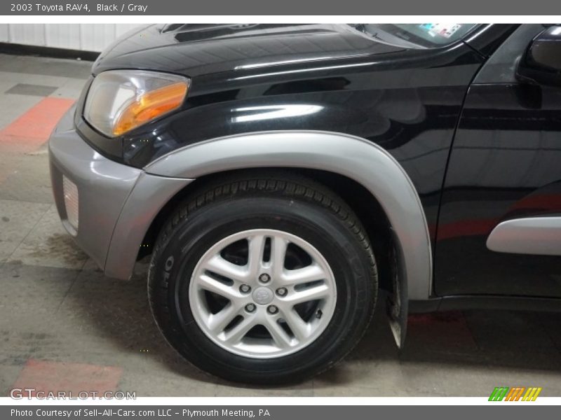 Black / Gray 2003 Toyota RAV4