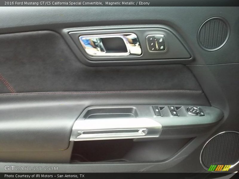 Magnetic Metallic / Ebony 2016 Ford Mustang GT/CS California Special Convertible