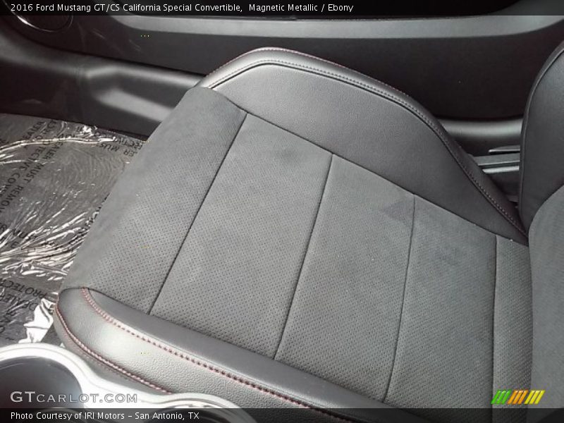 Magnetic Metallic / Ebony 2016 Ford Mustang GT/CS California Special Convertible