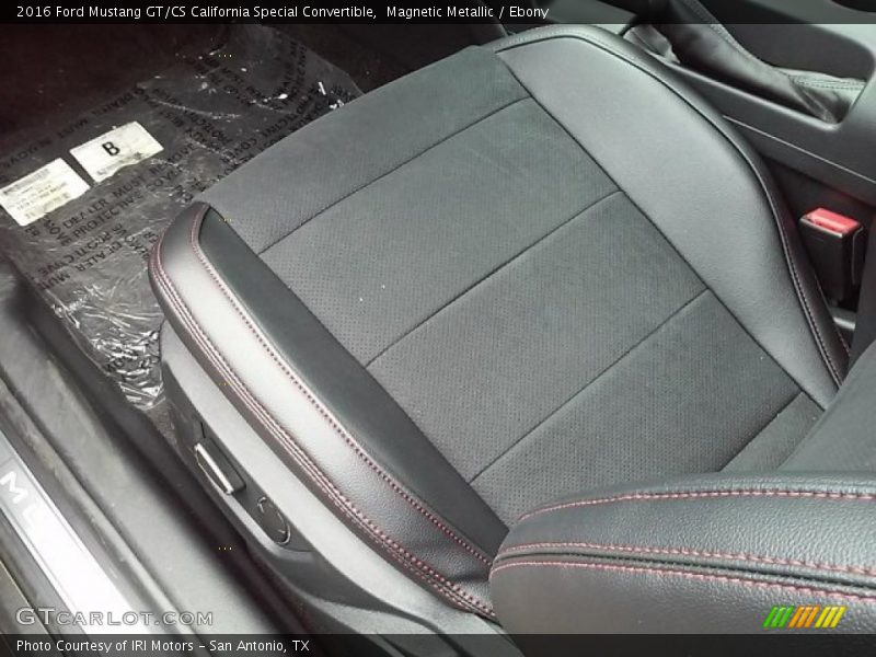 Magnetic Metallic / Ebony 2016 Ford Mustang GT/CS California Special Convertible