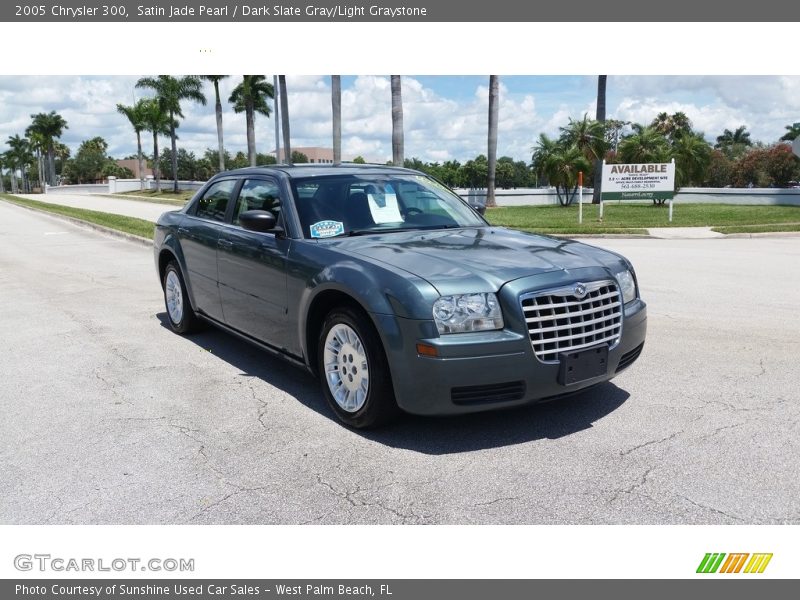 Satin Jade Pearl / Dark Slate Gray/Light Graystone 2005 Chrysler 300