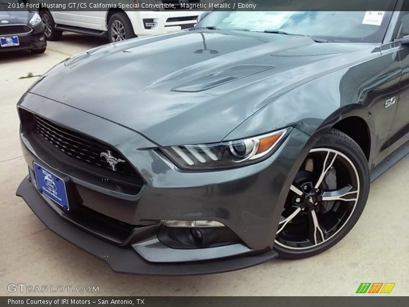 Magnetic Metallic / Ebony 2016 Ford Mustang GT/CS California Special Convertible