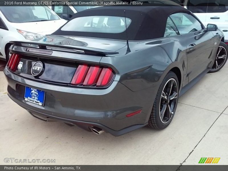 Magnetic Metallic / Ebony 2016 Ford Mustang GT/CS California Special Convertible