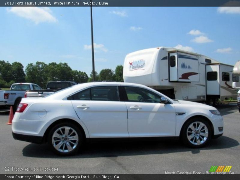White Platinum Tri-Coat / Dune 2013 Ford Taurus Limited