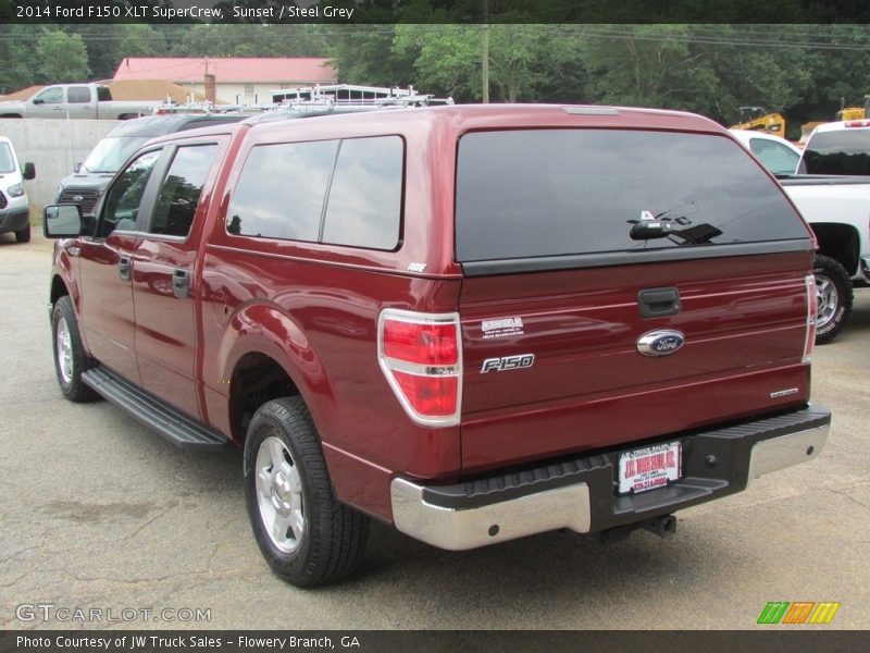 Sunset / Steel Grey 2014 Ford F150 XLT SuperCrew