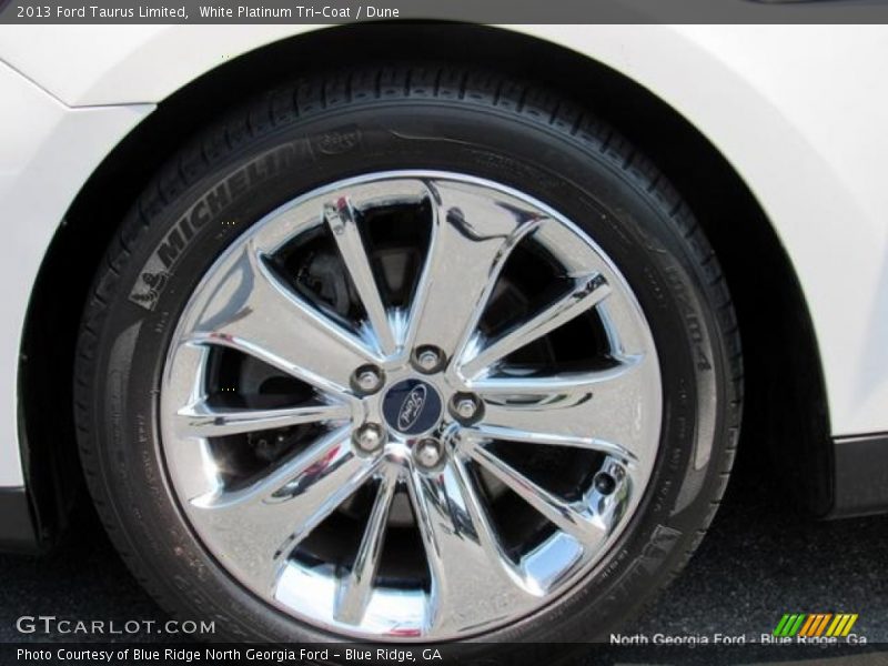 White Platinum Tri-Coat / Dune 2013 Ford Taurus Limited