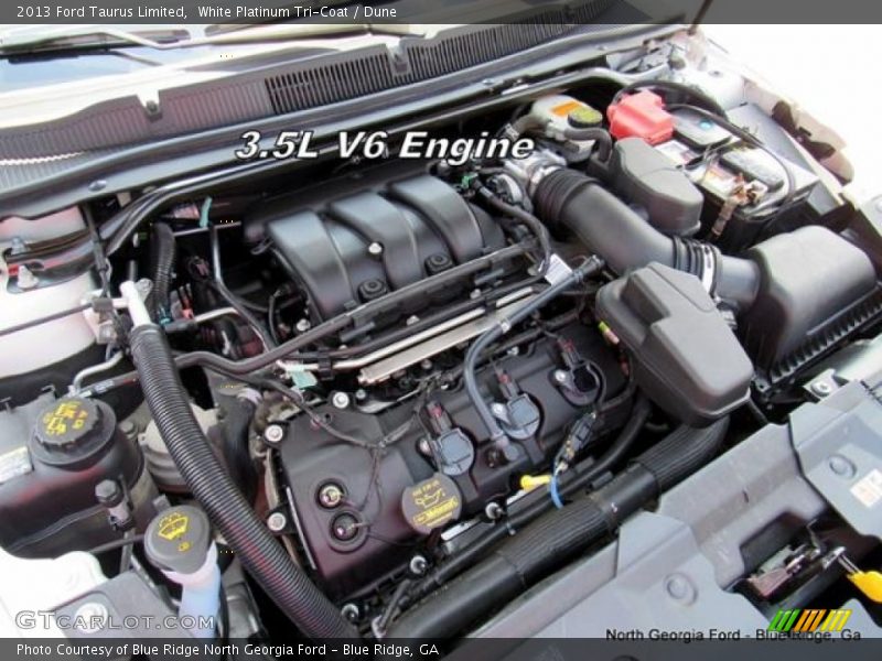 White Platinum Tri-Coat / Dune 2013 Ford Taurus Limited