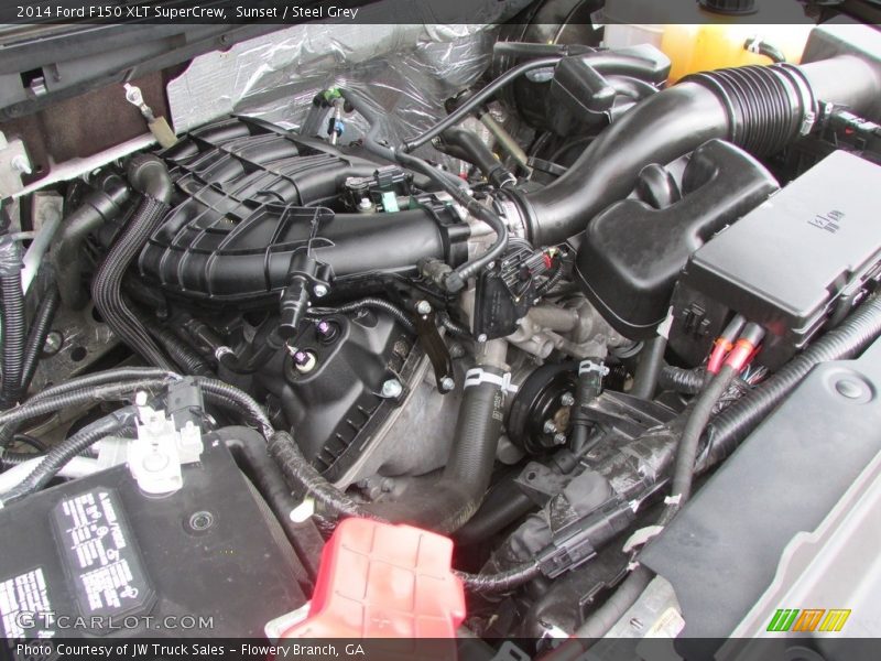 Sunset / Steel Grey 2014 Ford F150 XLT SuperCrew