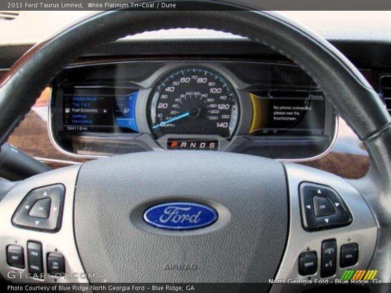 White Platinum Tri-Coat / Dune 2013 Ford Taurus Limited